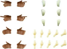 Little Armory LAOP09 Tactical Gloves Tan Plastic Model Parts for Sosai Shoujo