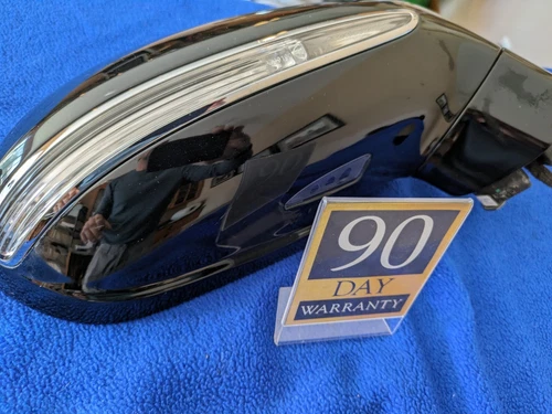 black BENTLEY flying spur RIGHT SIDE DOOR EXTERIOR REAR VIEW MIRROR OEM 06 - 12