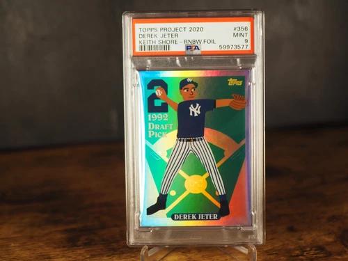 Derek Jeter Topps Project 2020 #356 Keith Shore PSA 9 MINT Yankees