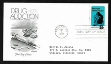 #1438 8c Prevent Drug Abuse - Artmaster FDC 
