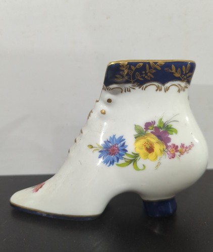 Limoges France Porcelain Boot Shoe 5.5"x4" - Picture 2 of 5