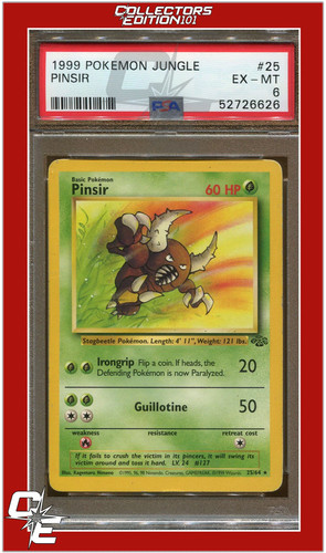 Pinsir (Unlimited) graded PSA 6 for sale on eBay
