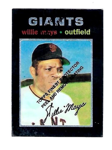 1996 Topps Finest Commemorative #25 Willie Mays - Bild 1 von 2