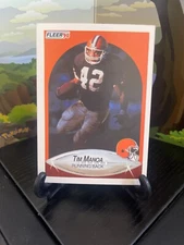 1990 Fleer Tim Manoa #53 Football Card