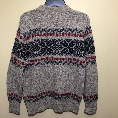 Vintage LLBean Womens Wool Blend Sweater Large Union Made USA **READ* - 第 2/16 張圖片