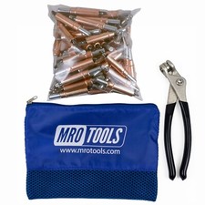 100 1/4 Heavy Duty Cleco Fasteners  Cleco Pliers w/Carry Bag KHD1S100-1/4 
