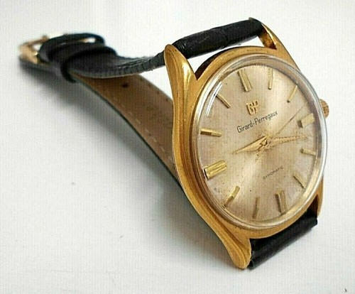 GIRARD PERREGAUX GYROMATIC VINTAGE 1960´s 25J WATCH, MEN´S, ST-ST G/P, EXCELLENT - Imagen 2 de 12