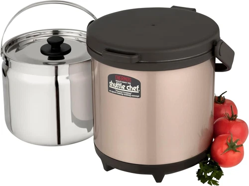 4.5L Shuttle Chef Vacuum Insulated Thermal Cooker with Saucepan and Lid