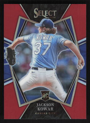 2022 Panini Select #108 Jackson Kowar Red Prizm /199 Card 