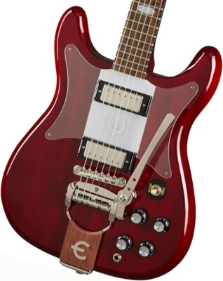 Epiphone/Crestwood Custom Tremotone Cherry Electric Guitar with Gig Bag