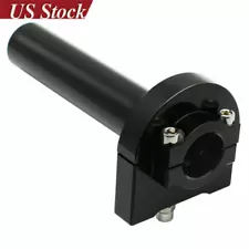 Motorcycle 7/8''Twist Throttle Accelerator Handlebar Handle Grips Aluminum Black