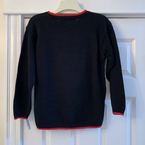 NWT BELLEPOINTE SWEATER GRANNY SQUARE CROCHET GIRLS M /10 Gingerbread Black - Picture 7 of 9