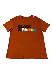 Take Pride Black  Proud Crew Neck Short Sleeve T-Shirt Men's Size Medium