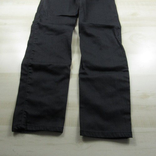 Hugo Boss Jeans Mens 33x32 Black Straight Fit Denim Pants Dark Wash 5 Pocket - Picture 13 of 17