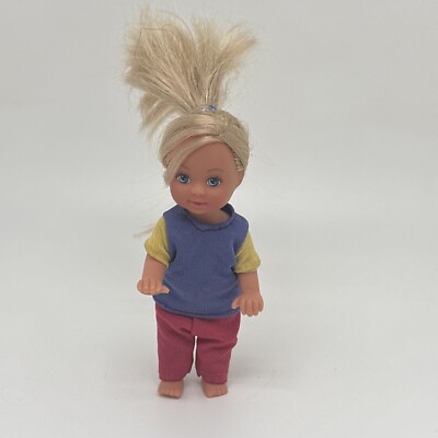 Simba Toys Barbie Doll Girl 4.5 In - Used  .22