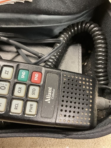 Vintage Motorola Aliant cellular United States Cellular Bag Phone with manual - Zdjęcie 2 z 6
