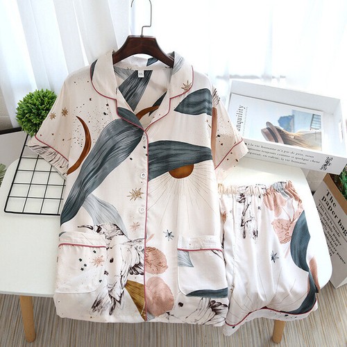New Pajamas Suit Soft Long Pajamas Simple Style New Women Spring Autumn - Picture 33 of 38