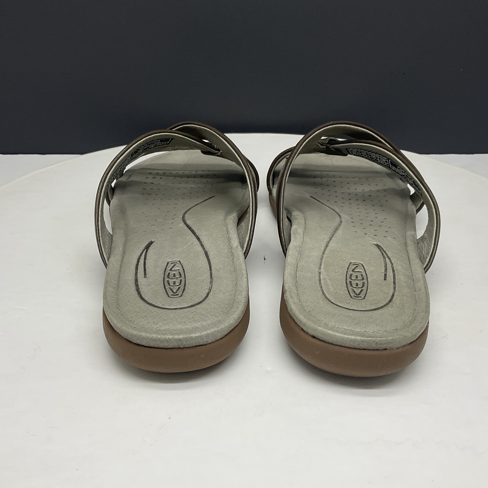 Sandali Keen Rose City Slide da donna taglia 5 5 con cinturino in pelle marrone