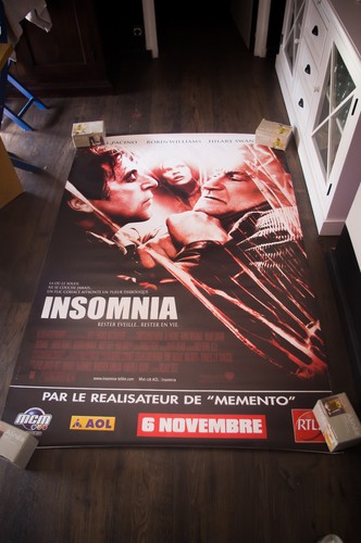 INSOMNIA Christopher Nolan French Shelter Rolled D/S Movie Poster Original 2002