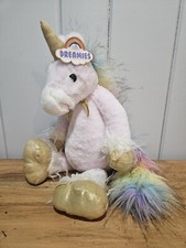 NWT FAO Schwarz Dreamies Rainbow Pink Unicorn