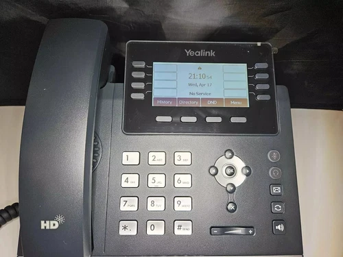 Yealink T43U Gigabit VoIP Phone - POE - 3CX - with UK Power Supply