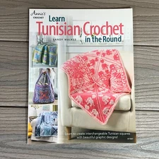 Learn Tunisian Crochet in the Round, Sandy Walker, Annie's Crochet VERY GOOD