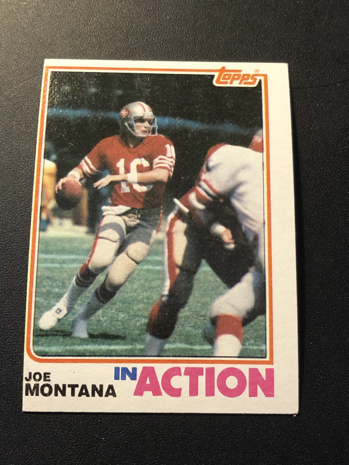 1982 Topps Joe Montana #489 EX