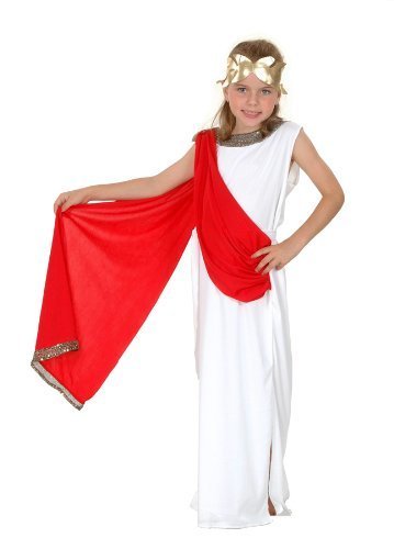 Children's Roman Goddess Costume (Medium / 7-9 Years