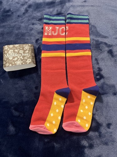 MATILDA JANE Sock Girls Sz Small Multicolored Moments with you MJC Spirit 28327A - Picture 4 of 5