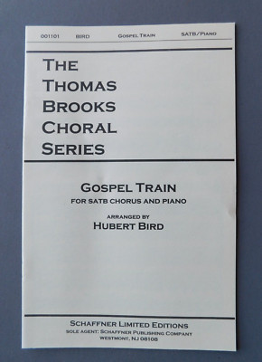 Gospel Train - 2000 sheet music - SATB Vocal & Piano - Hubert Bird