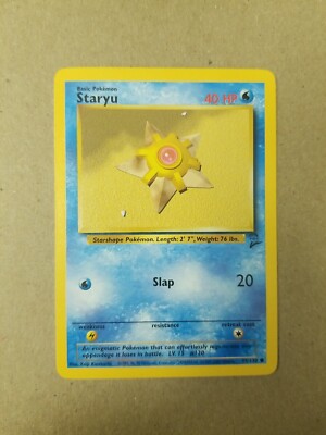 staryu pokemon card 1995 Staryu Pokemon Card | 1995 Collectible Trading Card
