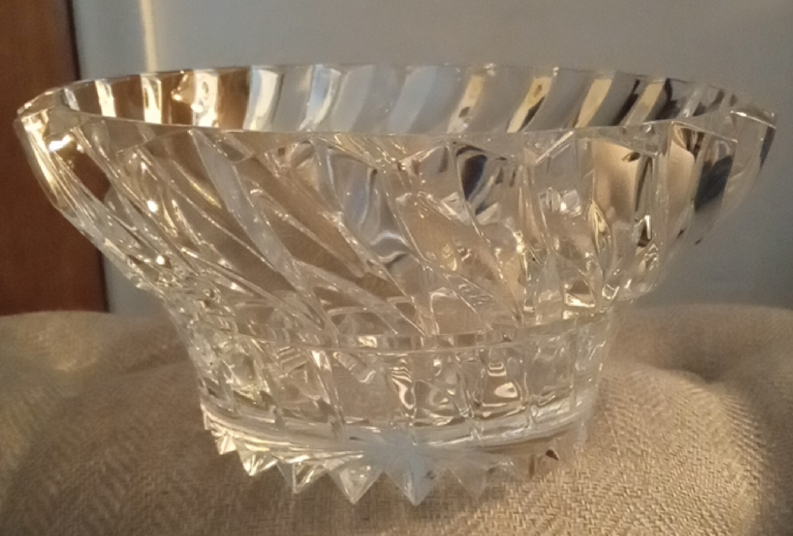 Brilliant Cut Chunky Crystal Bowl eBay