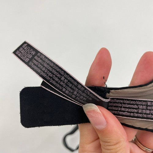 Victoria's Secret Bügel-BH gefüttert perfekte Abdeckung schwarz/nude Multiway 32D - Bild 8 von 9