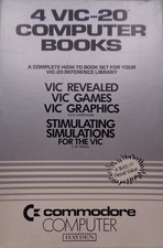 COMMODORE VC-20/VIC-20 -- 4 VIC-20 COMPUTER BOOKS (HAYDEN)