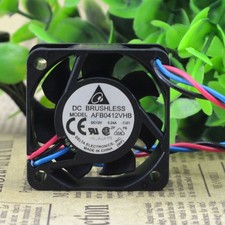 1PCS New Delta AFB0412VHB DC12V 0.24A Double ball 3-wire cooling fan#QW