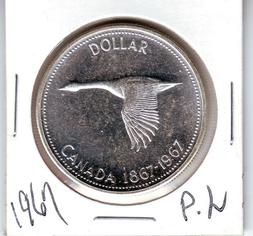 Canada Silver Dollar 1967 From Proof Like Set