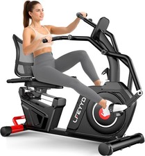 Recumbent Exercise Bike Stationary Recumbent Exercise Bike with Arm Exerciser