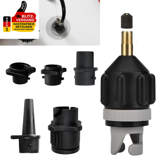 Sup-Pumpenadapter, Sup Adapter FüR Kompressor Schlauchboot Ventiladapter | Sup V-image