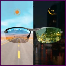 Day and Night Vision Sunglasses Polarized Smart Photochromic Sun Glasses Camping