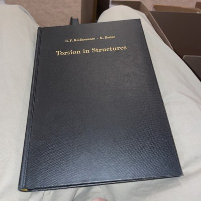 1966 Torsion in Structures: An Engineering Approach hardcover