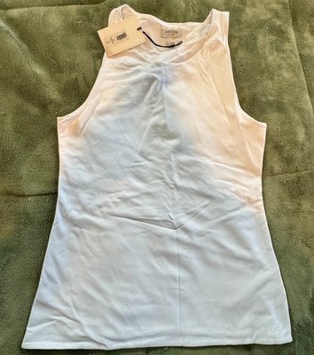 New w/tag Aritzia Contour White Tank Top Large L ret $48