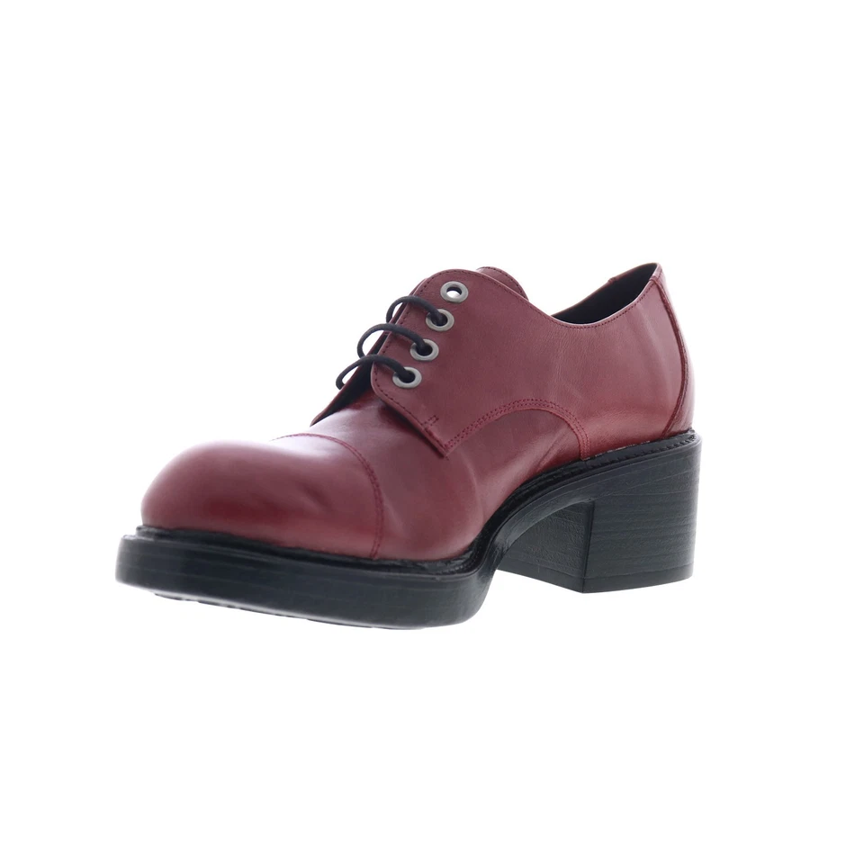 Zapatos informales Miz Mooz Bleeker para mujer de cuero rojo con cordones Oxford y cordones 40 Foto 4 de 4