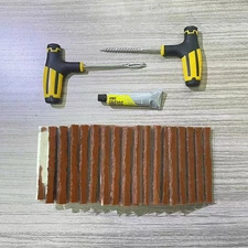 68pcs Tire Repair Kit DIY Flat Tire Repair Car Truck Motorcycle Home Plug Patch