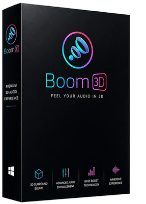 Boom 3D - Audio-Optimierung für Ihren PC - Lifetime - 2PCs - Download Version