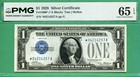 **** STAR ****  1928 $1 SC **** PMG GEM 65 EPQ **** Fr 1600* 1928 PLAIN STAR *** — photo 1