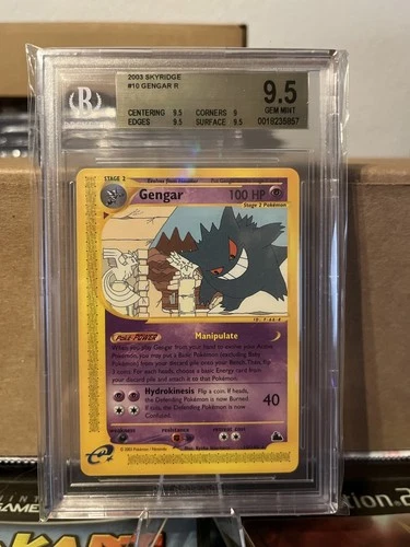 Pokemon TCG 2003 Skyridge Gengar Non Holo #10 Rare BGS 9.5 GEM MINT