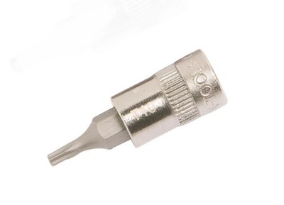 LUX TOOLS Steckschlüssel T10 T-Profil Bit Einsatz 1/4'' 6.3 mm