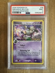 Smeargle 39/101 2006 EX Dragon Frontiers Pokemon Card TCG Reverse Holo - PSA 9
