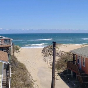 For Sale (South) Nags Head NC, Semi Beachfront House w/ Deck, Ocean View