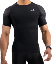 Men's Compression Shirt - Performance Base Layer for Workouts and Training